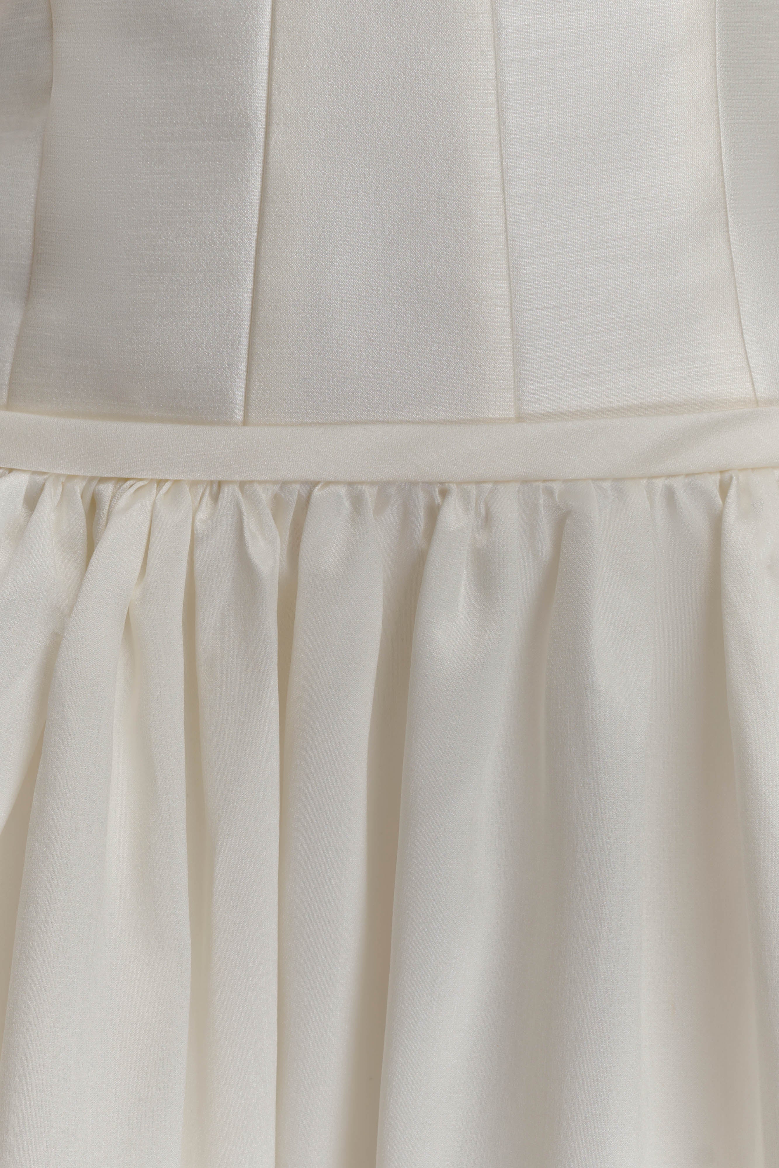 Carol Taffeta Maxi Gown - Ivory